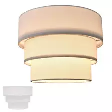 Lamp Shades for Floor Lamps 13x9x9.8 inch Drum Lampshade for Table Lamp Fabri...