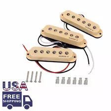 Hand Wound Alnico V SSS Guitar Pickup Sets for ST Strat Guitar Single Coil USA