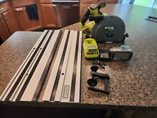 Ryobi Track Saw w/ Battery And Tracks PTS01