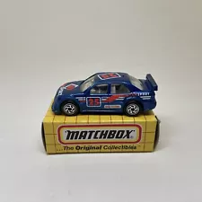 MATCHBOX-MB#35- MERCEDES GTC-(AMG MB C CLASS)-BLUE-YELLOW BOX-