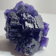 0.23lb Partially-Etched Purple over Yellow Fluorite; Hardin Co, Illinois 1777