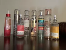 Bath & Body Works Lot of 8 Full Size Fragrance & Aromatherapy Mists