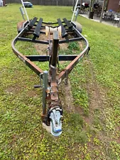 1995 EZ type Loader Double Tandem Axle Boat Bunk Trailer for 20 Boat