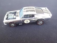 Hot Wheels Redline MUSTANG BOSS HOSS Honk Kong Chrome Nice Condition