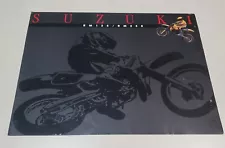 1985 SUZUKI RM250 RM125 RM80 ORIGINAL VINTAGE SALES BROCHURE MOTOCROSS OEM NOS