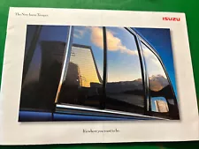 The Isuzu Trooper Range Original Car Sales Brochure Collectible