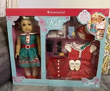 Brand new American Girl Kit kittredge Doll and outfits.