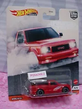 Power Trip 1991 GMC SYCLONE #5☆red truck☆2020 Hot Wheels Premium