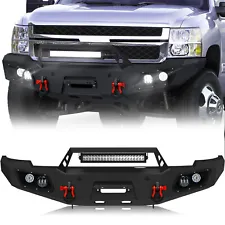 For 2011-2014 Chevy Silverado 2500 3500 HD Front Bumper Off-Road Pickup Truck