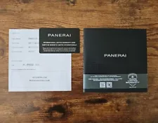 Authentic Panerai Submersible PAM00968 UNREGISTERED Warranty Certificates.