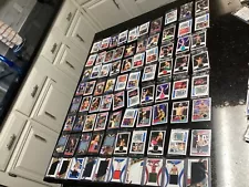 Huge 80 card Wwe immaculate lot used shirt relic relics multicolor patch lot mat