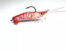 Concept Jig 3D Live Shrimp / Prawn 80mm 12g Pike Bass Salmon Bombarda Setup