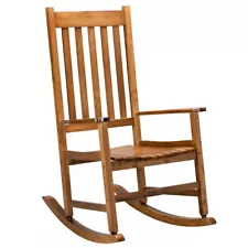 68.5*86*115CM Square Wooden Rocking Chair Original Color Hot sale