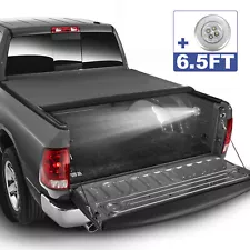 6.5FT Bed Truck Tonneau Cover For 1997-2004 Dodge Dakota Roll Up Waterproof