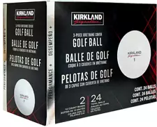 New ListingKirkland 3-Piece Urethane Cover White Golf Balls 24-Count #B12