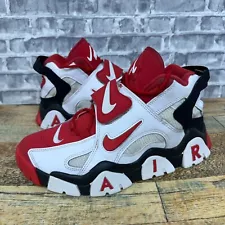 Nike Air Barrage Mid White University Red Black 2019 AT7847-102 Mens Size 9 Rare