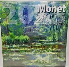 2025 Monet 16 Month Wall Calendar - New Sealed 12"x12" SALE ON ALL CALENDARS