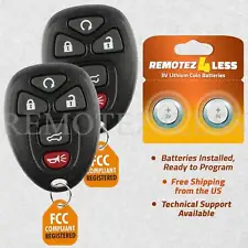 2 For 2011 2012 2013 2014 2015 2016 2017 Chevrolet Traverse Remote Car Key Fob