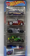 2023 Hot Wheels HW Exposed Engines 5 Pack Chevy Luv Crate Racer **ERROR**