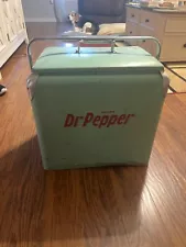 Original Rare Antique Vintage 1940s Dr. Pepper Cooler Ice Chest