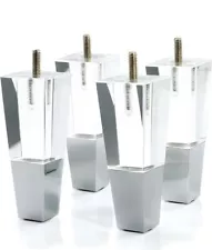 Set of 4 Acrylic Furniture Legs