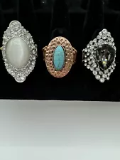 ðLot of Estate Sale Vintage Rings 3 Untested 1960’s