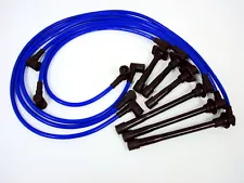 VMS FORD PROBE GT V6 ENGINE 10.2MM RACING SPARK PLUG IGNITION WIRES SET BLUE