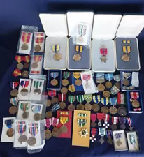 Large lot of FS and Miniature US Military Medals