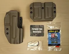Forged Tec - Taurus TX22 Competition Holster Set - FDE