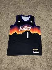 Nike Phoenix Suns Devin Booker City Edition The Valley Jersey Youth Large