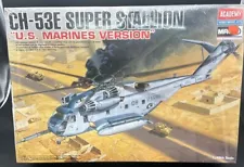 1/48 Academy CH-53E Super Stallion US Marines - NEW - MISB - Factory Sealed