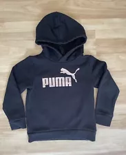 ð©·Puma Toddler Girls Sweatshirt Black and Rose Gold, Size 3Tð©·