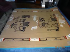 PENDLETON BEAVER STATE BLANKET WOOL "WHITE BUFFALO CALF WOMEN" w/ TAGS AND BOX