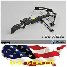 ❶❶ZY 1/6 Crossbow Set Arrows Walking dead Daryl Dixon Soldiers military Weapon❶❶