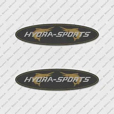 HYDRA SPORTS BOAT LOGO OVAL DECALS STICKERS Set of 2 6" LONG