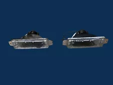 Vw Mk1 NEW Rabbit / Cabriolet Clear Turn Signals For Early US Chrome Bumpers