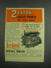 1953 Leyland Diesel Units Ad - 2 extra sales points for your plant