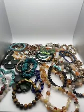 Mixed Untested Semi-precious Stone Jewelery Lot