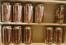 10 Different (EMPTY) DIET COKE CANS (my id #56) LYRICS/Sayings/Christmas