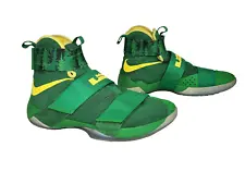 Oregon DUCKS Basketball TEAM ISSUED Nike LEBRON SOLDIER 10 Shoes PE MEN'S 12