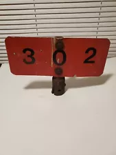 Cast Iron/Aluminum Railroad Yard Sign