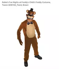 Five Nights at Freddie’s Freddie Fazbear Costume Youth/Tween Fits Size 10/11