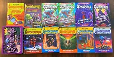 Goosebumps 11 Book Lot With 1 Collector’s Tin Box