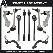 Complete Front & Rear Sway Bar Link & Tie Rod LH + RH Kit 10pc for Jaguar S-Type (For: 2004 Jaguar Vanden Plas)