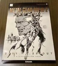 Metal Gear Solid 2 Sons of Liberty Poster Not for sale B2 size