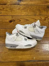 Nike Air Jordan 4 White Oreo 2021 Size 10.5 CT8527-100 OG IV Retro Cement Used