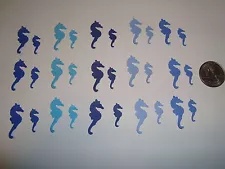 100 MARTHA STEWART SEAHORSE DIE CUTS PUNCHES 5 BLUE CAPE COD COLORS