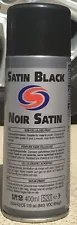 Autosmart Satin Black (Black spray paint for car metals plastics) TRADE