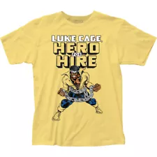 Clearance LAST ONE Luke Cage Hero For Hire Fitted Jersey Tee Unisex Size S