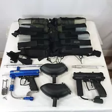 LOT OF MISC PAINTBALL GUNS & EQUIPMENT ~ SPYDER XTRA AND MRI